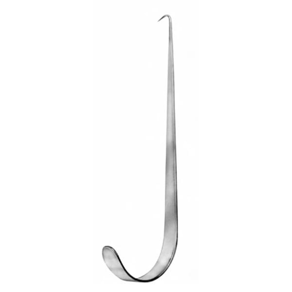 JACKSON, Tracheal Haekchen, 15 cm 1 x 2 Zähne 54.116.15