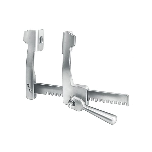 FINOCHIETTO, ALU Sperrer, 42 / 62 / 180 / 145 mm mittel St. für Erwachsene 1 x 2 Zähne 56.230.17