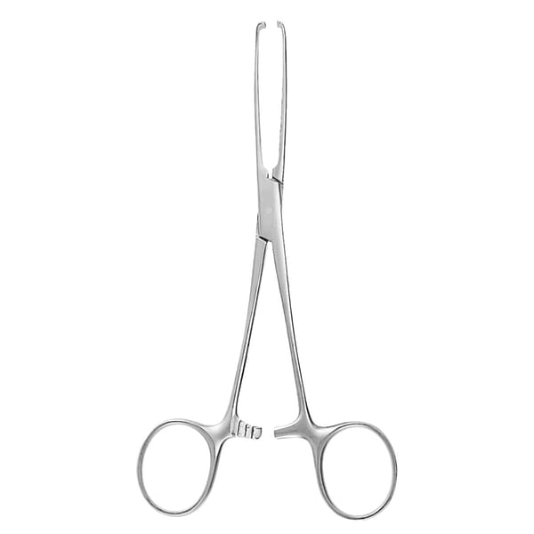 ALLIS, Darm Fass Zange, 24 cm 5×6 Zähne 2 x 2 Zähne 64.120.24