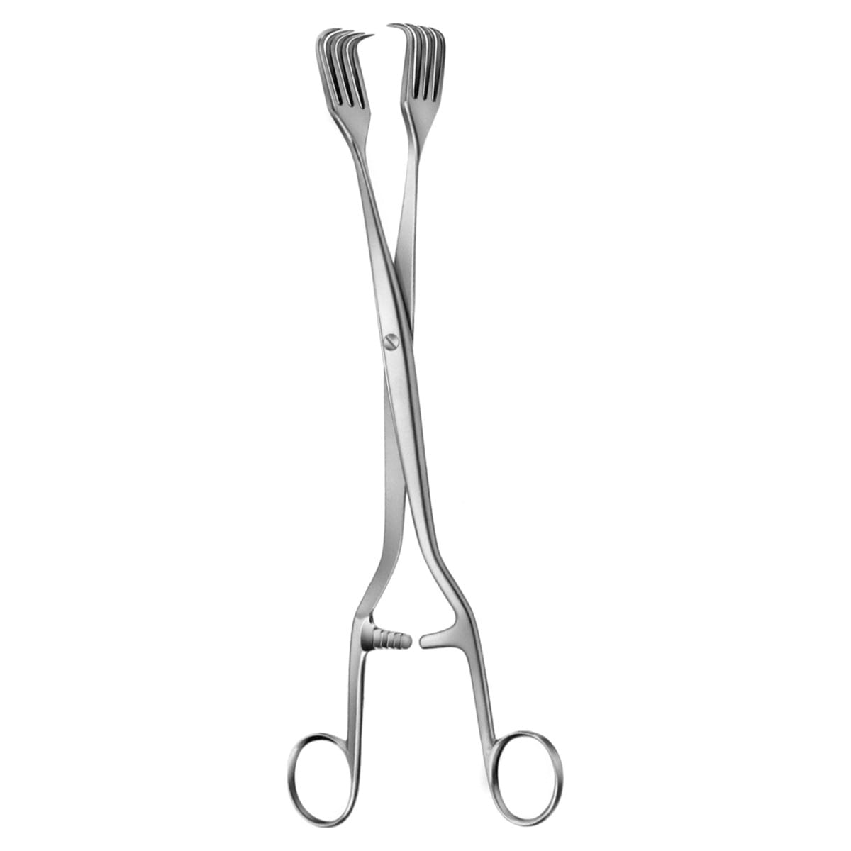 PRATT, Haken Zange, 28 cm 9 x 2 Zähne 70.536.28 – Dewimed Medizintechnik GmbH, Surgical Tweezers
