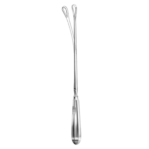 RECAMIER, Kürette biegsam, 19 mm Fig. 9 scharf 5 x 2 Zähne 70.725.19