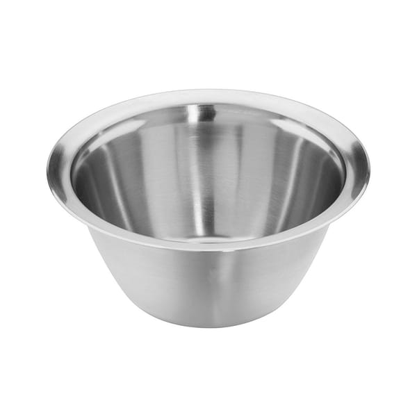 Lösungsschale, Ø 80 mm 18 / 8 Stahl ohne Ausgießer 0 x 2 Zähne 88.130.08