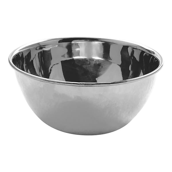Lösungsschale, Ø 116 mm 18 / 8 Stahl ohne Ausgießer 88.130.12