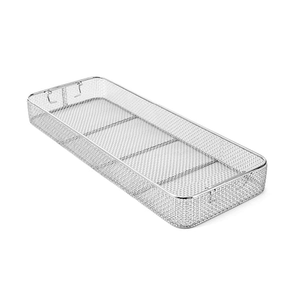 wire basket, 665 x 250 x 100 mm without lid mesh: 4×4 mm, wire: ø 1 mm 88.218.03