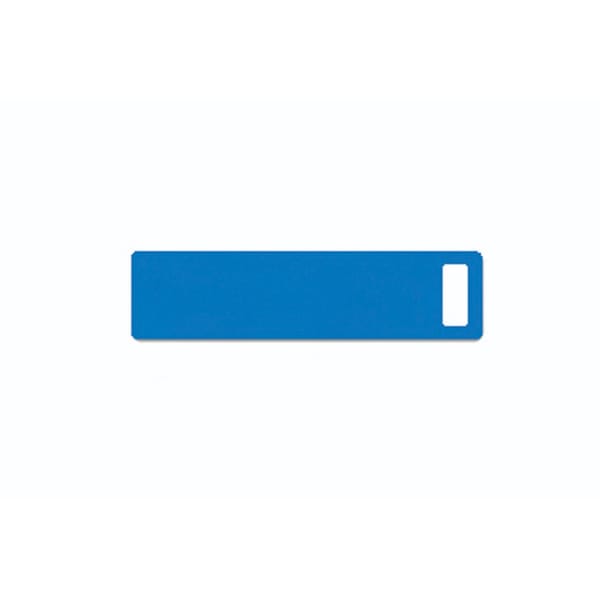 identification label, 60×15 mm blue without clip 88.257.10