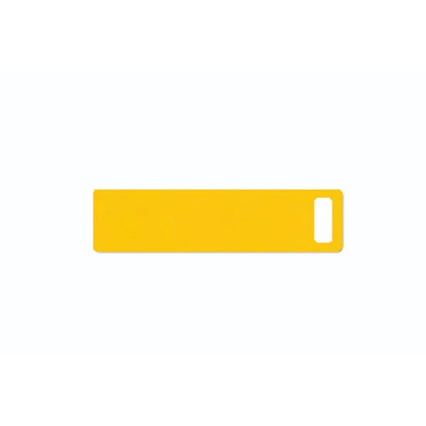 identification label, 60×15 mm yellow without clip 88.257.30