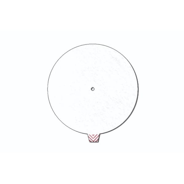 single use paper filter, 100 pcs, ø 184 mm with indicator 88.274.10