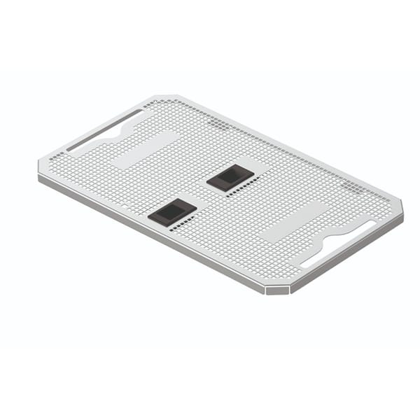 perforated stainless steel lid, 322 x 223 mm for 88.377.10 to 88.377.30 88.370.00