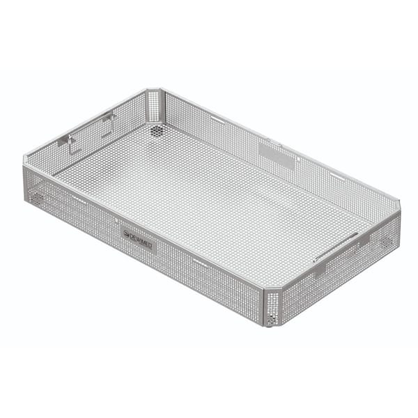 perforated stainless steel basket, 533 x 340 x 60 mm without lid 88.370.60