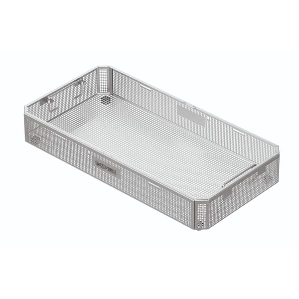 perforated stainless steel basket, 485 x 253 x 40 mm without lid 88.374.40