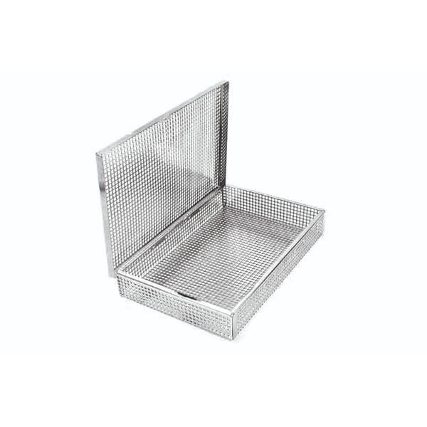 dental basket, 274 x 180 x 62 mm with lid without silicone fixation systems 88.378.20