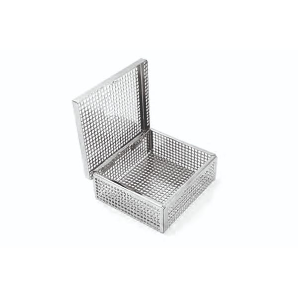 dental basket, 138 x 124 x 48 mm with lid without silicone fixation systems 88.378.70
