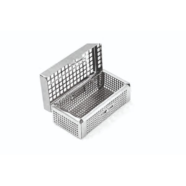 dental basket, 86 x 46 x 28 mm with lid without silicone fixation systems 88.378.90