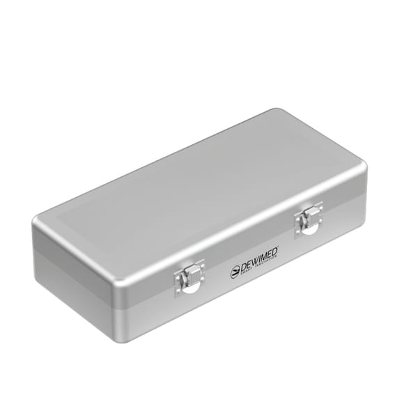 container implant model, 300 x 150 x 75 mm grey non-perforated bottom and non-perforated lid 88.503.90