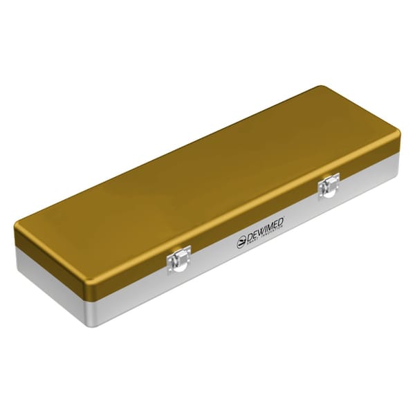 container implant model, 500 x 170 x 75 mm yellow non-perforated bottom and non-perforated lid 88.504.40