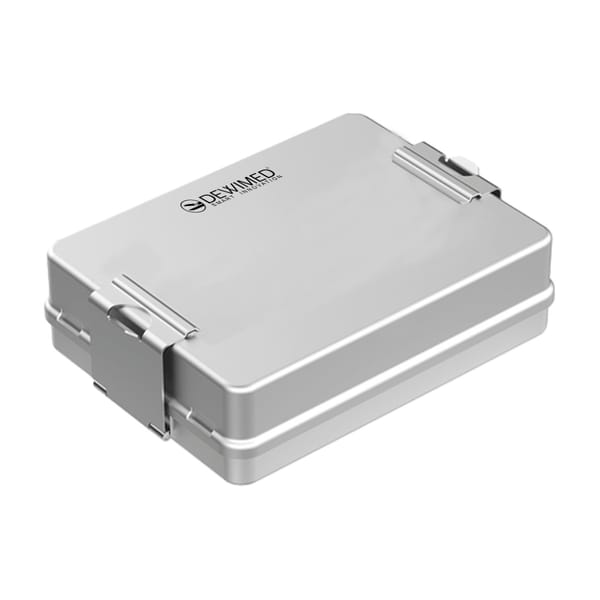 container mini implant, 200 x 147 x 57 mm grey non-perforated bottom and non-perforated lid 88.523.50