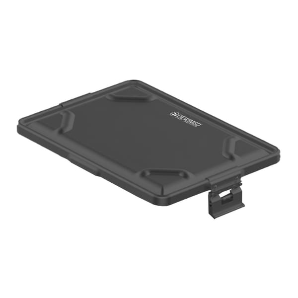 container lid black, 365 x 255 mm large dental model non-perforated 88.616.95