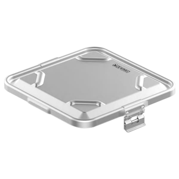 container lid grey, 295 x 280 mm flat model non-perforated 88.617.90
