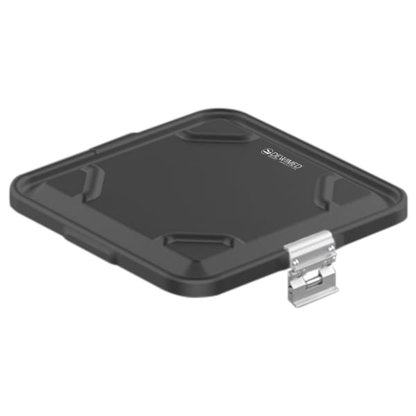 container lid black, 295 x 280 mm flat model non-perforated 88.617.95
