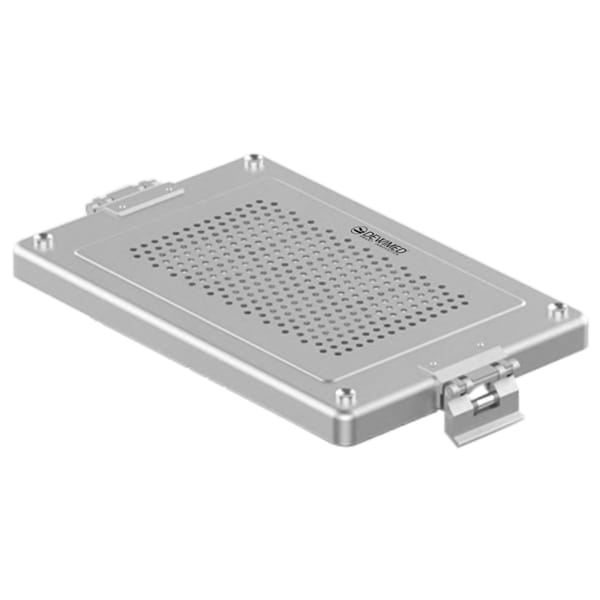 container lid grey, 325 x 192 mm dental model perforated 88.618.80