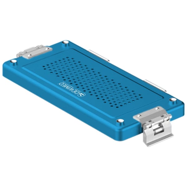container lid blue, 315 x 140 mm mini model perforated 88.619.73