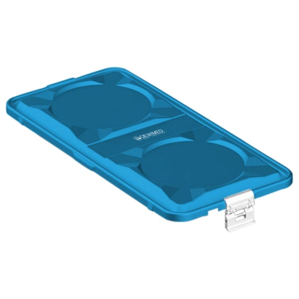 container lid blue, 585 x 285 mm 1 / 1 standard plus model non-perforated 88.631.33
