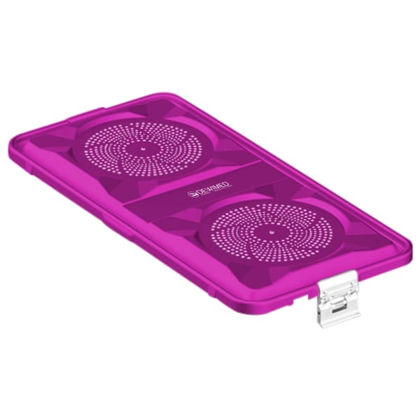 container lid purple, 585 x 285 mm 1 / 1 standard plus model perforated 88.631.86
