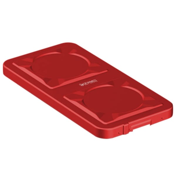 container safety lid red, 606 x 288 mm 1 / 1 standard plus model 88.632.34