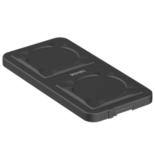 container safety lid black, 606 x 288 mm 1 / 1 standard plus model 88.632.35
