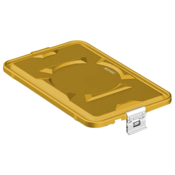 container lid yellow, 460 x 285 mm 3 / 4 standard plus model non-perforated 88.633.21