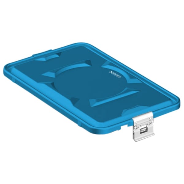container lid blue, 460 x 285 mm 3 / 4 standard plus model non-perforated 88.633.23