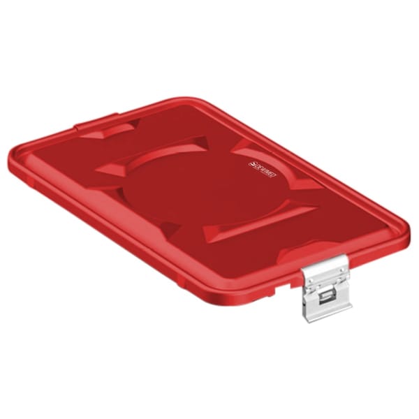 container lid red, 460 x 285 mm 3 / 4 standard plus model non-perforated 88.633.24
