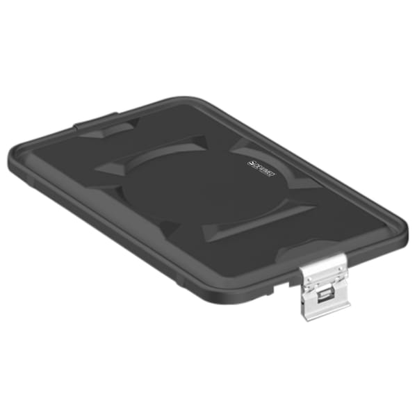 container lid black, 460 x 285 mm 3 / 4 standard plus model non-perforated 88.633.25