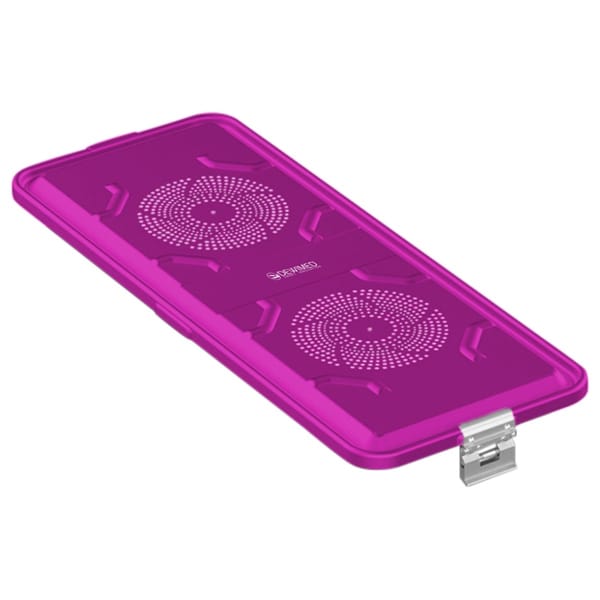 container lid purple, 710 x 285 mm extra long standard plus model perforated 88.633.76
