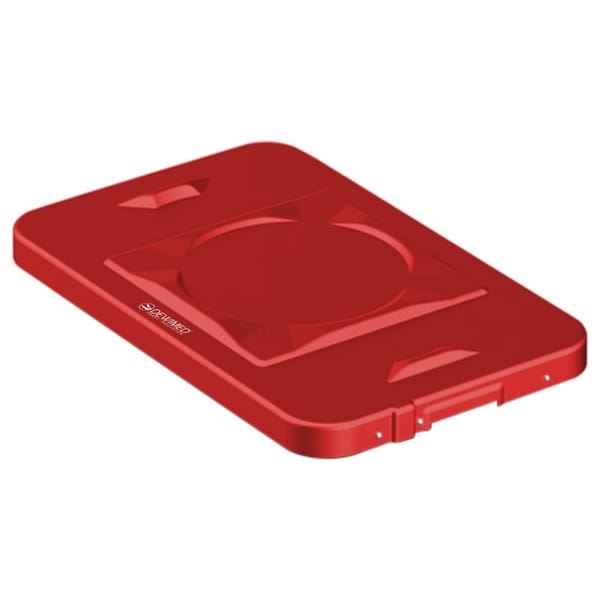 container safety lid red, 483 x 290 mm 3 / 4 standard plus model 88.634.14