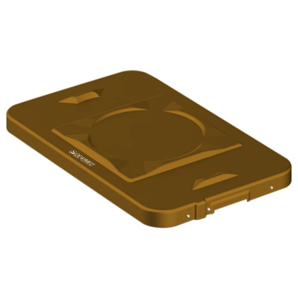 container safety lid bronze, 483 x 290 mm 3 / 4 standard plus model 88.634.17