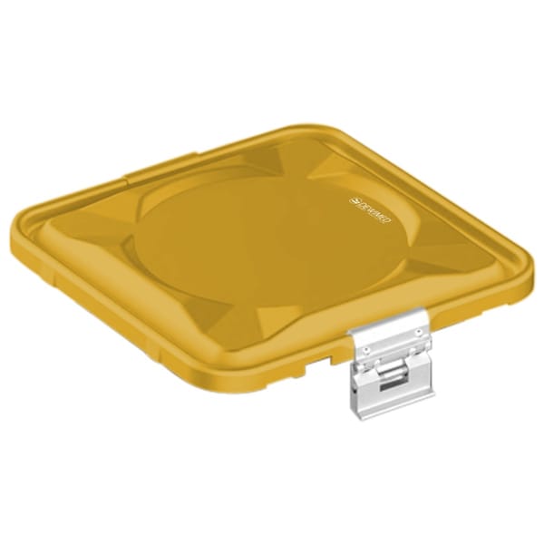container lid yellow, 295 x 280 mm 1 / 2 standard plus model non-perforated 88.636.21