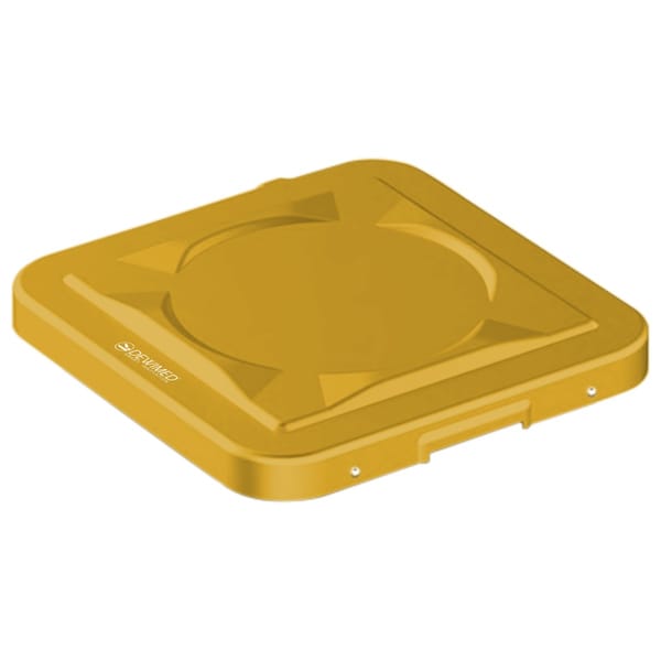 container safety lid yellow, 317 x 285 mm 1 / 2 standard plus model 88.637.01