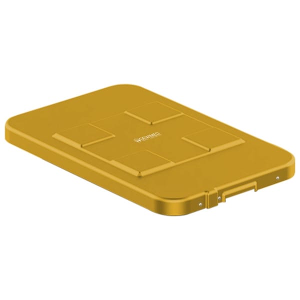 container safety lid yellow, 483 x 290 mm 3 / 4 standard model 88.641.19