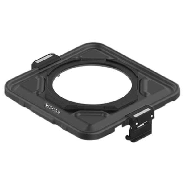 container lid black, 312 x 280 mm 1 / 2 window model 88.663.50D