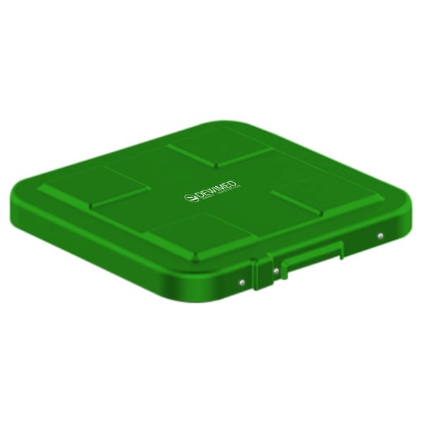 container safety lid green, 317 x 285 mm 1 / 2 standard model 88.670.20