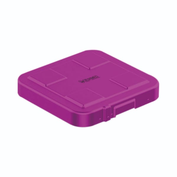 container safety lid purple, 317 x 285 mm flat bio barrier model 88.714.24