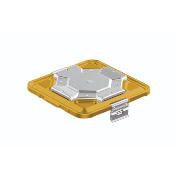 container lid yellow, 295 x 280 mm flat bio barrier model 88.717.81