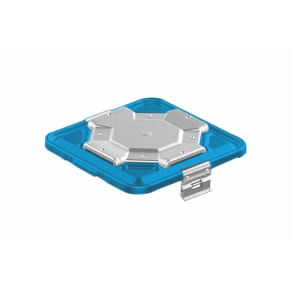 container lid blue, 295 x 280 mm flat bio barrier model 88.717.83