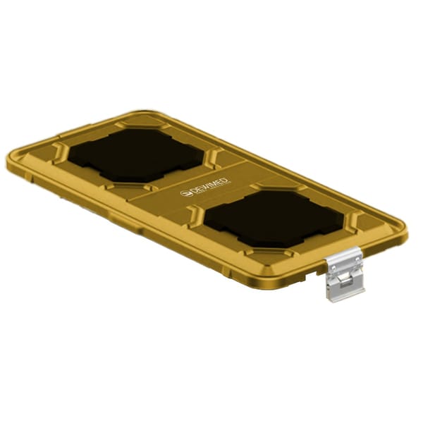 container lid yellow, 585 x 285 mm 1 / 1 b3 barrier model with valve system 88.812.10V
