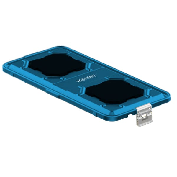 container lid blue, 585 x 285 mm 1 / 1 b3 barrier model with valve system 88.812.30V