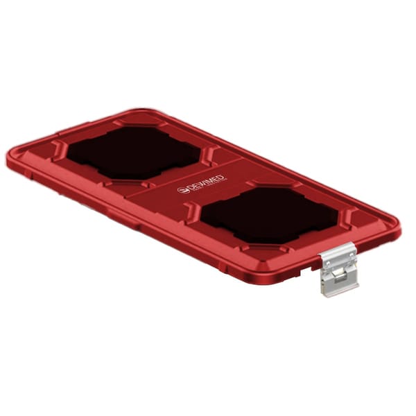 container lid red, 585 x 285 mm 1 / 1 b3 barrier model with ptfe system 88.812.40P