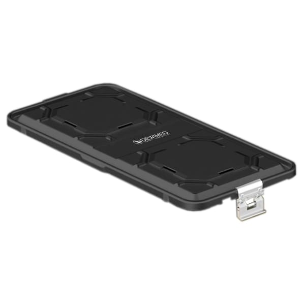 container lid black, 585 x 285 mm 1 / 1 b3 barrier model with aluminium biostop system 88.812.50BA