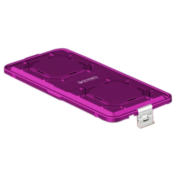 container lid purple, 585 x 285 mm 1 / 1 b3 barrier model with aluminium biostop system 88.812.60BA