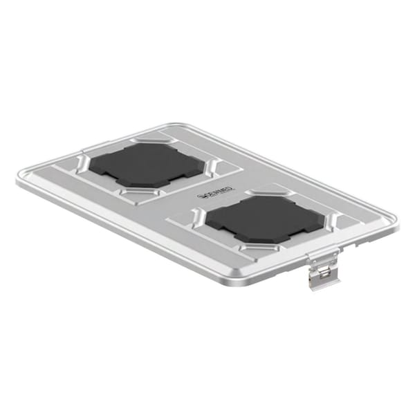 container lid grey, 583 x 370 mm extra large b3 barrier model with valve system 88.832.60V